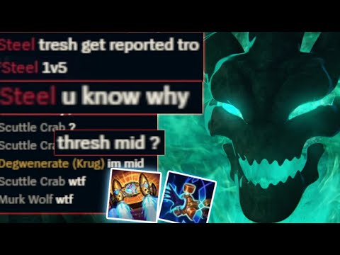Ranked AP Thresh Convinced Them I'm a Smurf - AP Thresh Mid - League of Legends Off Meta