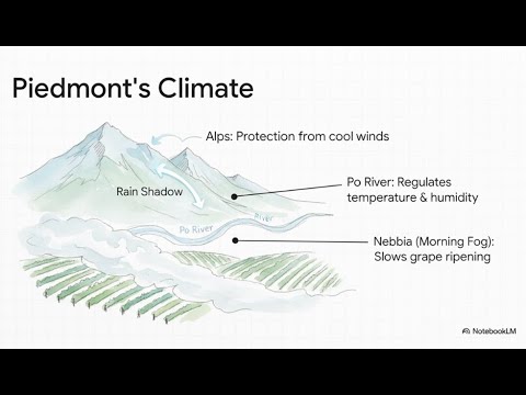 Piedmont for WSET Level 3 Explained - key sub-regions, grape varieties, exam study