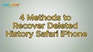 How to Recover Deleted History Safari iPhone with/Without Backup