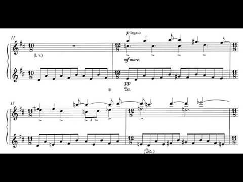 Prelude No. 5 (8 Preludes - L. Auerbach) Score Animation