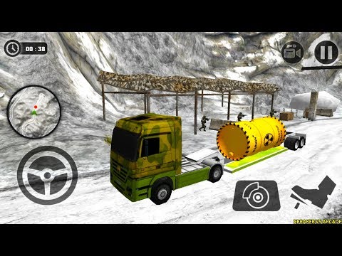 Offroad Army Cargo Driving Mission - Transport Nuclear Waste - Android Gameplay 2019