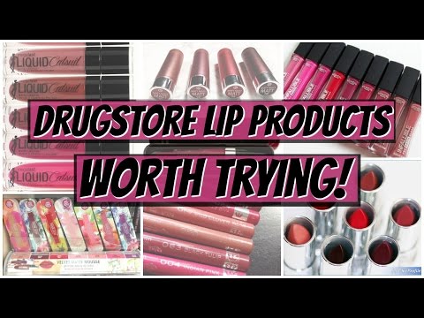 Drugstore Lip Products Worth Trying! The Best Lipstick/Liquid Lipstick etc! | DreaCN