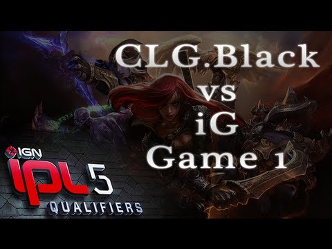 CLG.Black vs iG - Game 1 - IPL5
