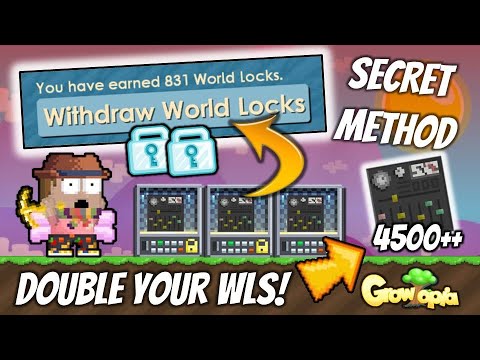 DOUBLE YOUR WLS WITH THIS NEW METHOD! [EASY GUIDE] 100% WORKING NO CLICKBAIT - GROWTOPIA PROFIT 2021