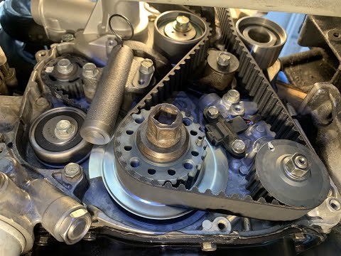 Timing Belt Components and Timing Marks [Mitsubishi Galant 2002 2.4L]