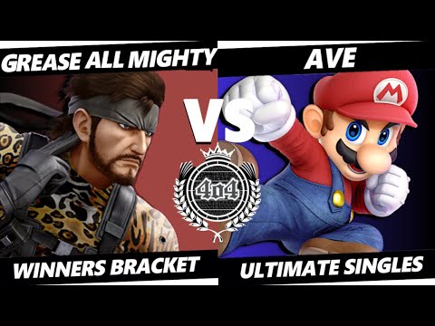 4o4 Smash Monthly 19 - GFS| Grease All Mighty (Snake) vs GUMP2| Ave~ (Mario) - Winners Round 3