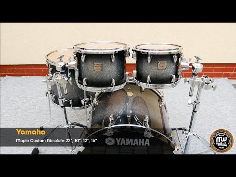 MW-Vintage.pl - Yamaha Maple Custom Absolute 22", 10", 12", 16" Quick Review 4K