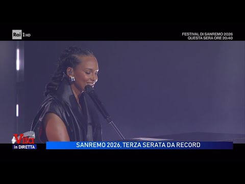 Sanremo 2026, terza serata da record - Vita in diretta 27/02/2026