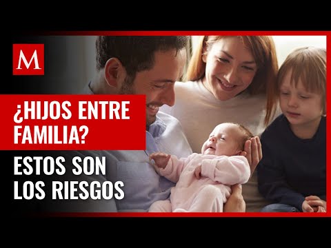 ¿Cuál es el riesgo de tener hijos entre familiares?