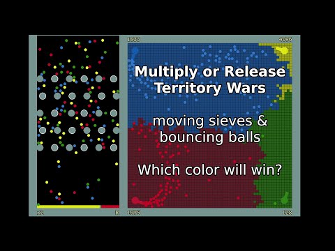 Multiply or Release - Marble Race & Territory War #9 - Which player will be the winner?