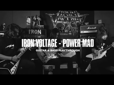 Iron Voltage - Power Mad (Guitar & Bass Playthrough)