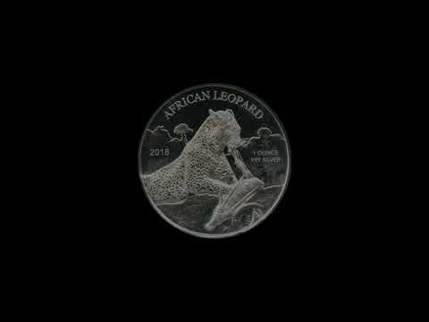 1 oz Silbermünze Afrika Ghana Leopard - 2018 Video - 1 oz Silbermünze Afrika Ghana Leopard - 2018