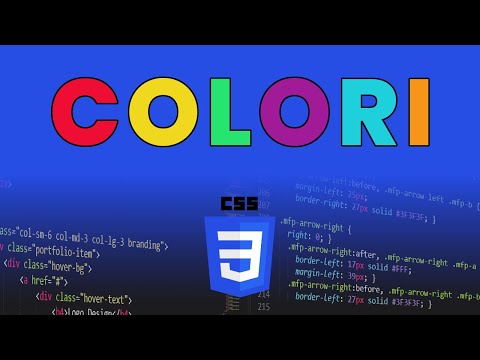 CSS3 - #9 - Come applicare i Colori - Name | RGB | Esadecimali | HSL - [Tutorial in Italiano]