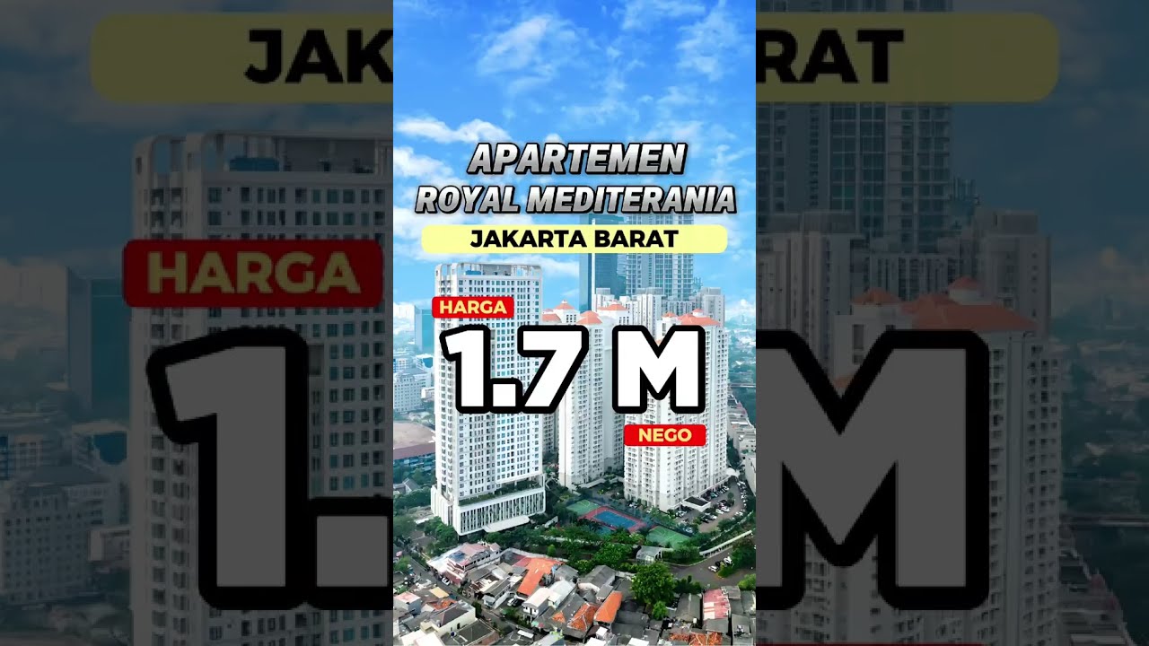 Di Jamin Puas di Jual Apartemen Siap Huni di Royal Mediterania Tanjung Duren, Jakarta Barat