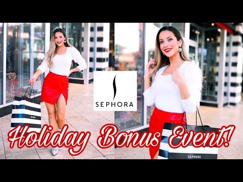 $1000 SEPHORA HOLIDAY BONUS EVENT HAUL 2019!