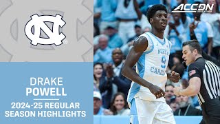 Drake Powell 2024-25 Regular Season Highlights | North Carolina Guard