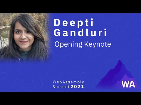 Deepti Gandluri — Opening Keynote