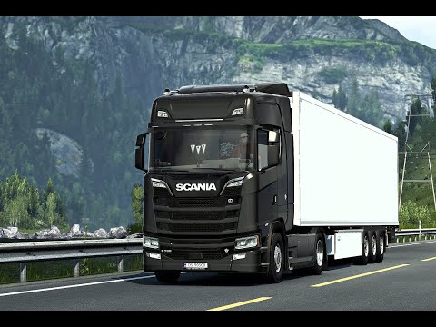 ETS2 1.45 - ProMods 2.62 - SCANIA 730S V8 - Trip: Molde - Oppdal