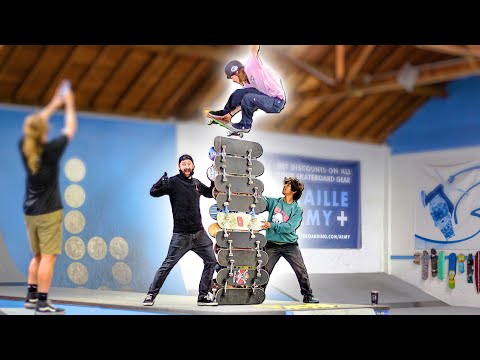 THE HIGHEST OLLIE IN HISTORY CHALLENGE?!