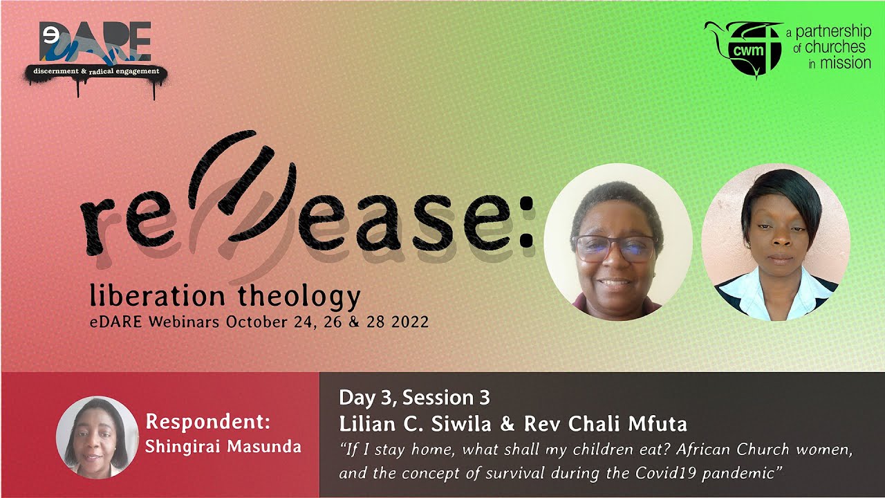 eDARE 2022: If I stay home, what shall my children eat? African Church women and the concept of survival during the Covid19 pandemic