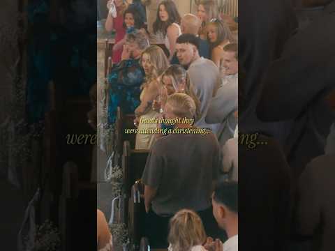 Guests thought they were attending a christening...