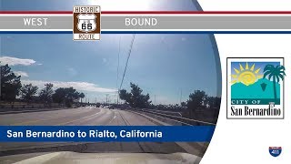 Historic Route 66 - San Bernardino to Rialto - California |  Drive America&#39;s Highways 🚙