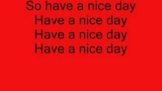 Have a Nice Day - Stereophonics w / lyrics
