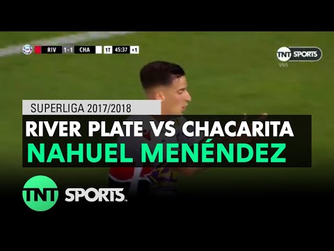 Nahuel Menéndez (1-1) River Plate vs Chacarita | Fecha 18 - Superliga Argentina 2017/2018