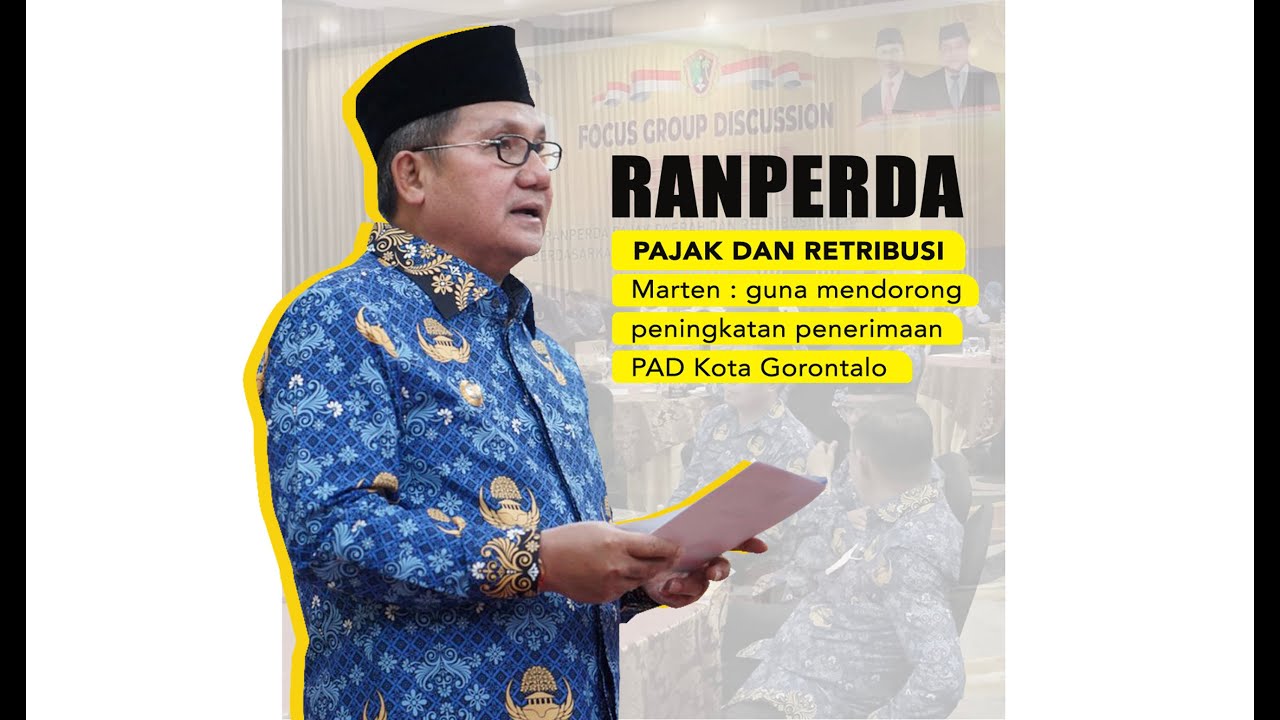 Wali Kota Marten Taha Ajak Masyarakat Ikut Berperan dalam Meningkatkan PAD