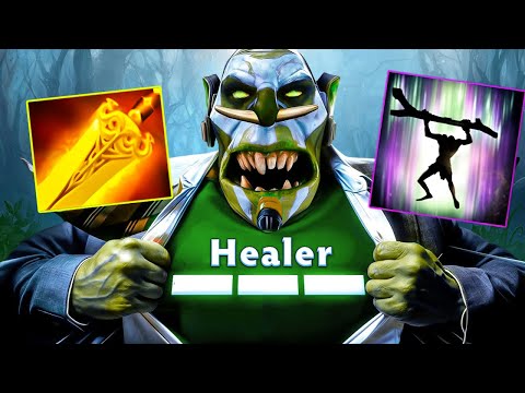 Insane DPS + Heal 48Kills Unkillable Witch Doctor New Raidboss Dota 2