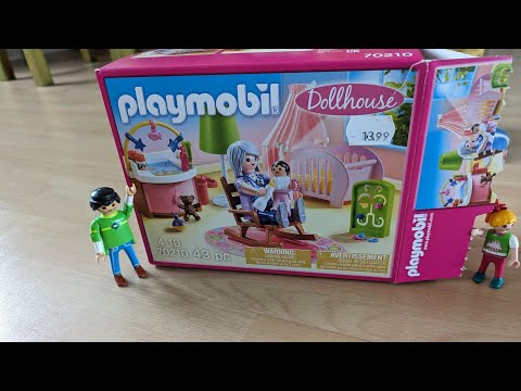 Playmobil Dollhouse- Babyzimmer- Oma mit Enkel