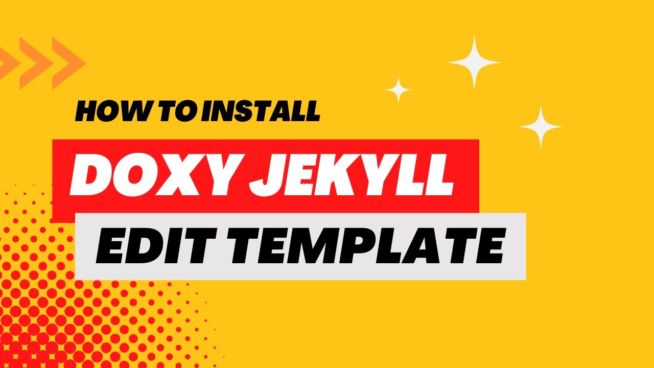 How to install Doxy Jekyll Theme and Customize with Gulp [Tutorial]
