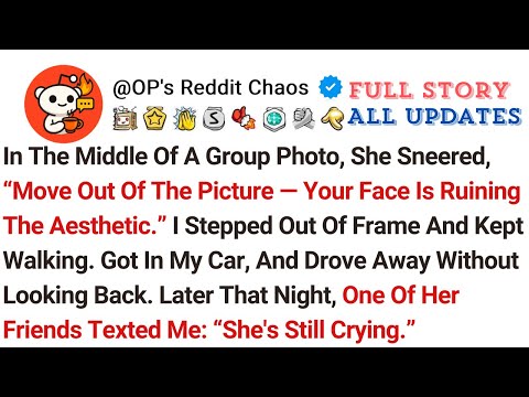 In The Middle Of A Group Photo, She Sneered, “Move Out Of The Picture — Your Face Is Ruining The...