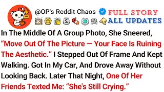 In The Middle Of A Group Photo, She Sneered, “Move Out Of The Picture — Your Face Is Ruining The...
