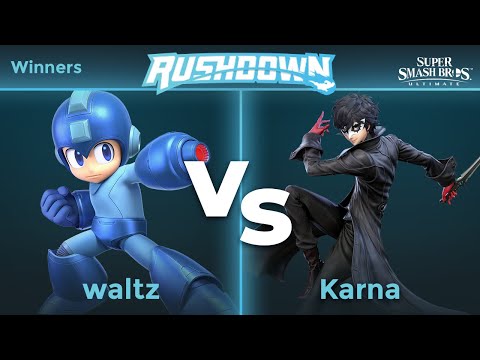 Rushdown 25 - waltz (Mega Man) vs Karna (Joker) Winners Semifinals - SSBU