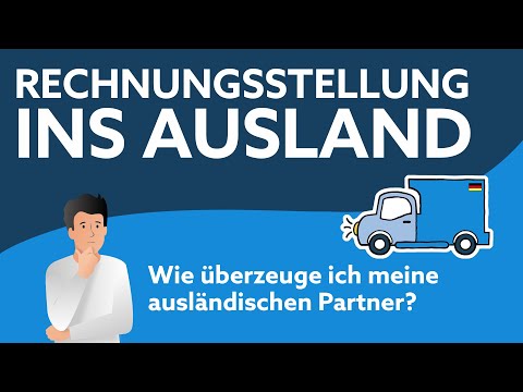 Rechnungsstellung ins Ausland | So machst du es richtig