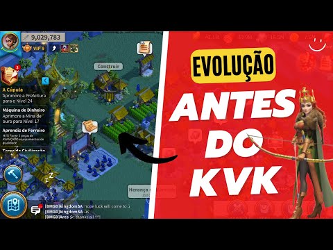 EVOLUÇÃO DA CONTA ANTES DO PRÉ-KVK | RISE OF KINGDOMS