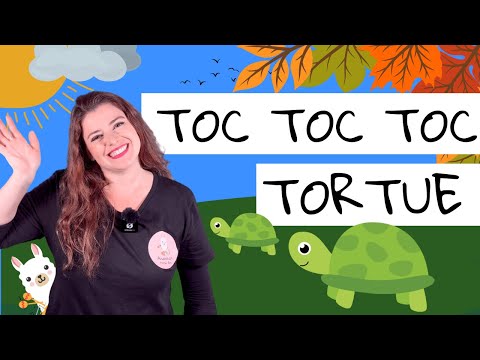 Toc toc toc, tortue | Comptine à gestes | Andreea's Music Box