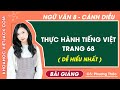 Thực hành tiếng Việt trang 68 Ngữ văn lớp 8 Cánh diều
