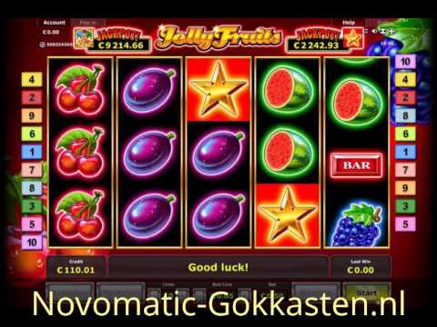 Jolly Fruits gokkast van Novomatic - Online Casino Slots