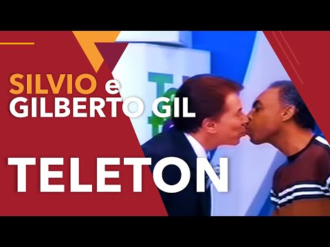 SILVIO SANTOS BEIJA GILBERTO GIL – 2001