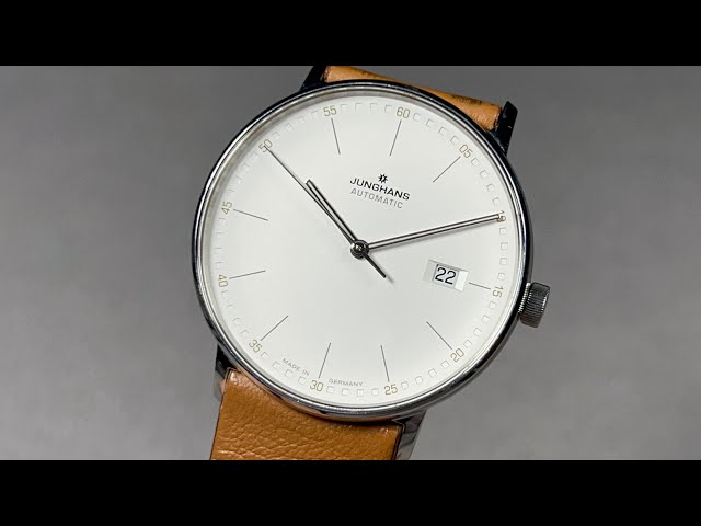 Vídeo relacionado con JUNGHANS Reloj automático para Hombre con Correa de Piel Meister 27/4416.02