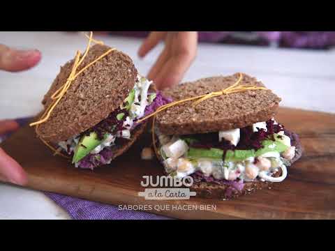 Sándwich de garbanzos