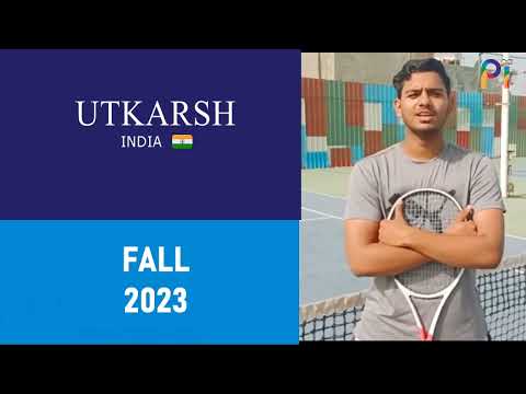 Utkarsh Sharma College Tennis Video