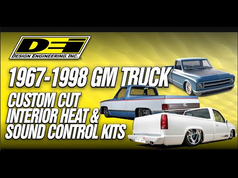 DEI 88-98 Chevrolet C/K Extended Cab Boom Mat Roof Damping Kit