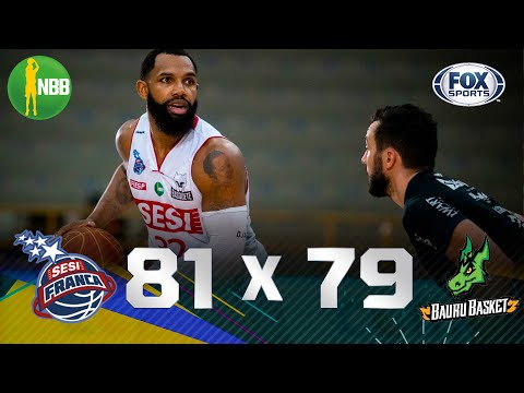 QUE SUFOCO NO FINAL!!! Melhores momentos de Franca 81 x 79 Bauru pelo NBB
