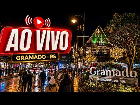 🔴 GRAMADO AO VIVO  | CÂMERAS RIO GRANDE DO SUL GRAMADO RS
