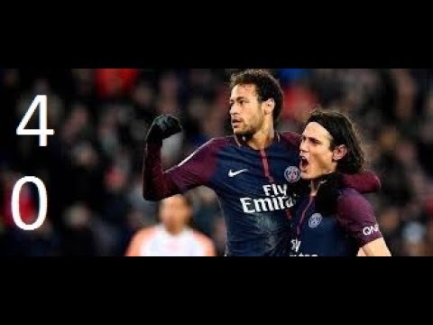 Neymar and Cavani vs Montpellier 4 0 & Highlights 27/01/2018 MP4