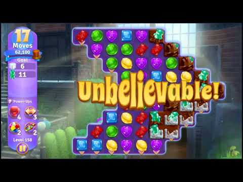Willy Wonkas Sweet Adventure Level 158 - NO BOOSTERS 🍫 | SKILLGAMING ✔️