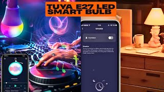 Tuya E27 LED Smart Bulb | 9W RGB Bluetooth Color Changing Light | Smart Life App Control